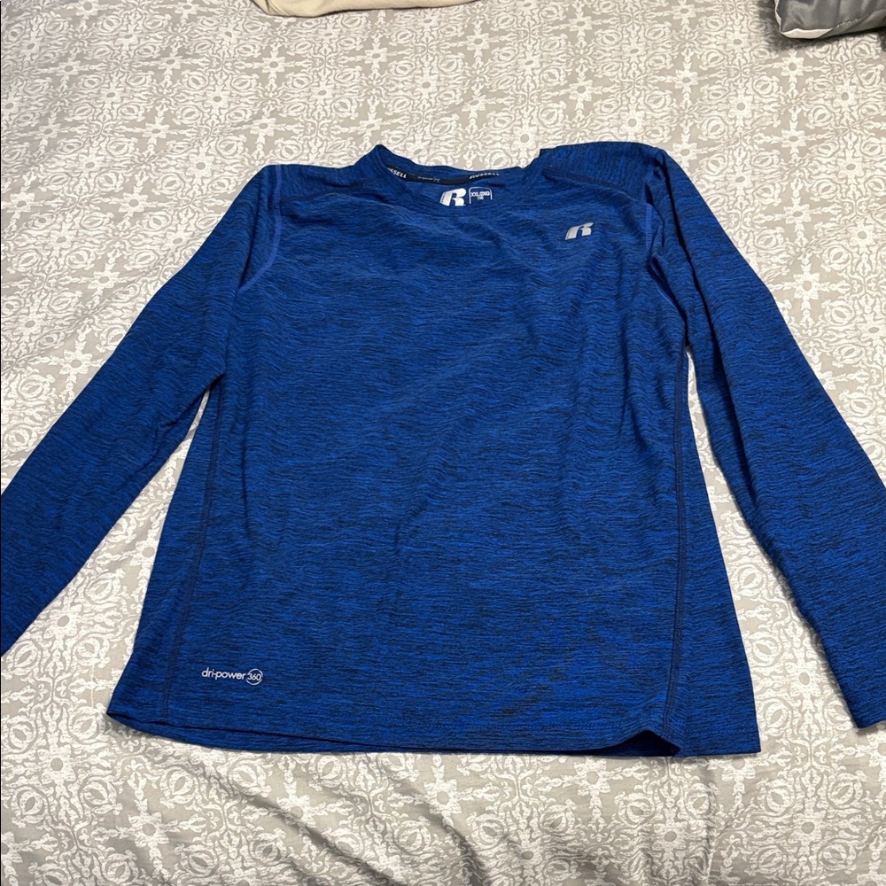 Boys' Blue Long Sleeve Shirt Size 18